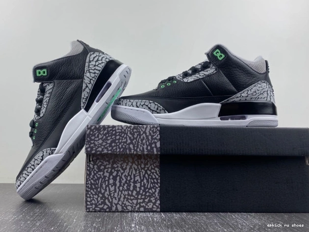 Rep Air 3 CT8532-031 Green Jordan Glow 0802